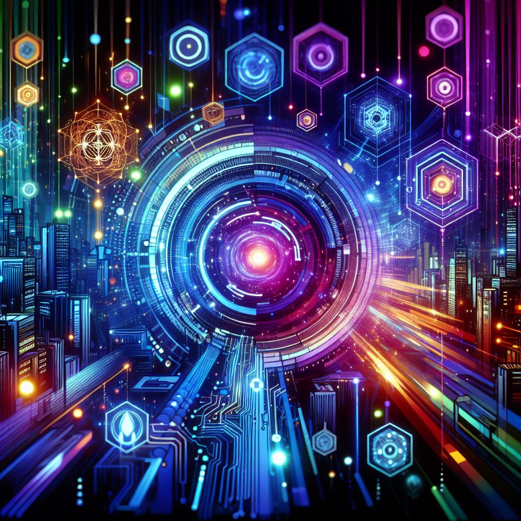 A vibrant, energetic illustration representing the concept of 