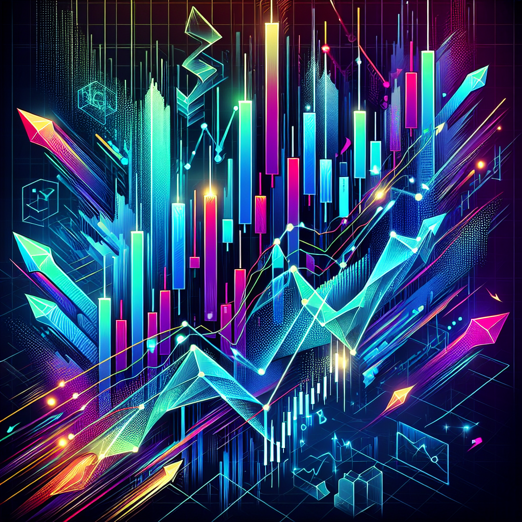 A vibrant and energetic digital illustration showcasing advanced scalping strategies in trading, featuring dynamic crypto motifs and sharp visuals of charts, order types, and exit techniques.